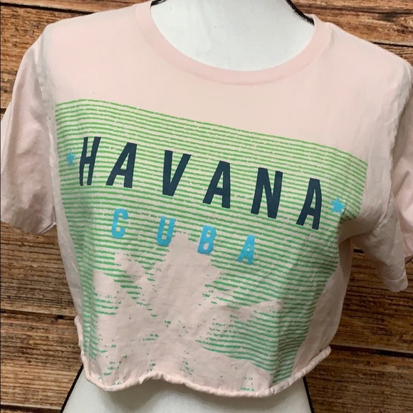 3/20 Astronomy Havana Cuba Cropped Short Sleeve - Picture 4 of 4